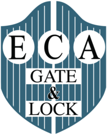 ECA Gate and Lock Logo with White Background